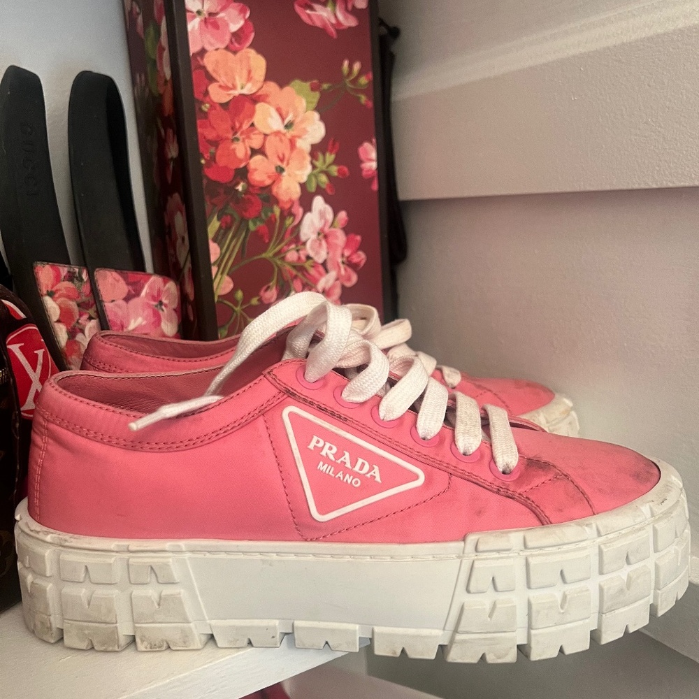 Prada nylon sneakers